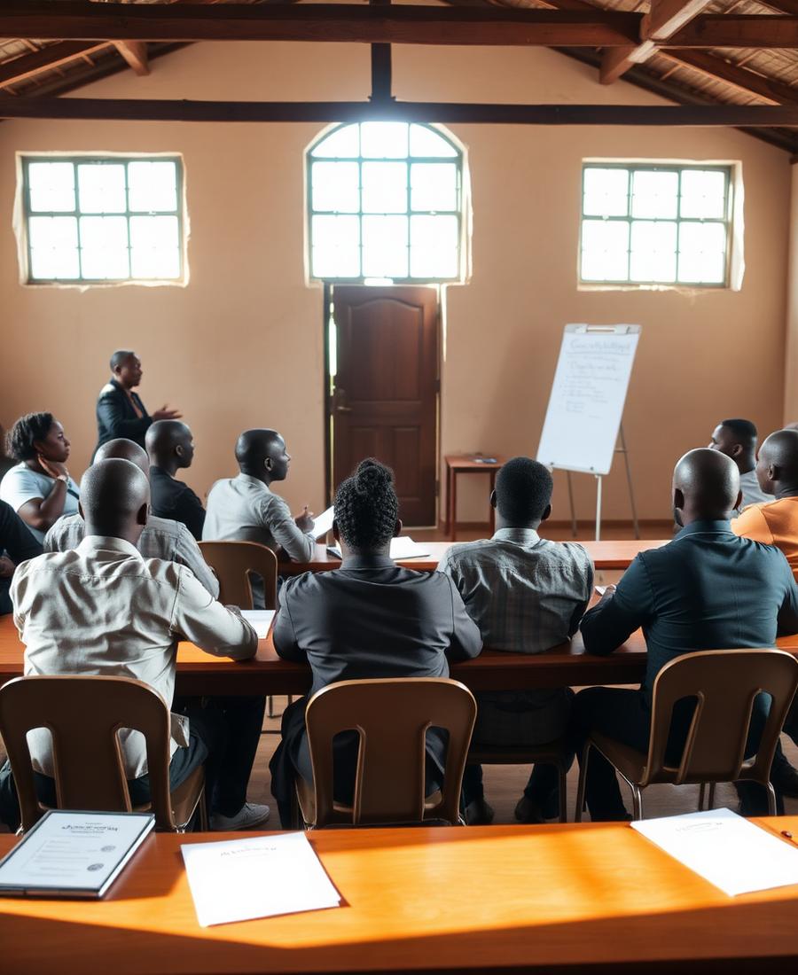 Entrepreneurs attending a Pathfinders business development workshop
